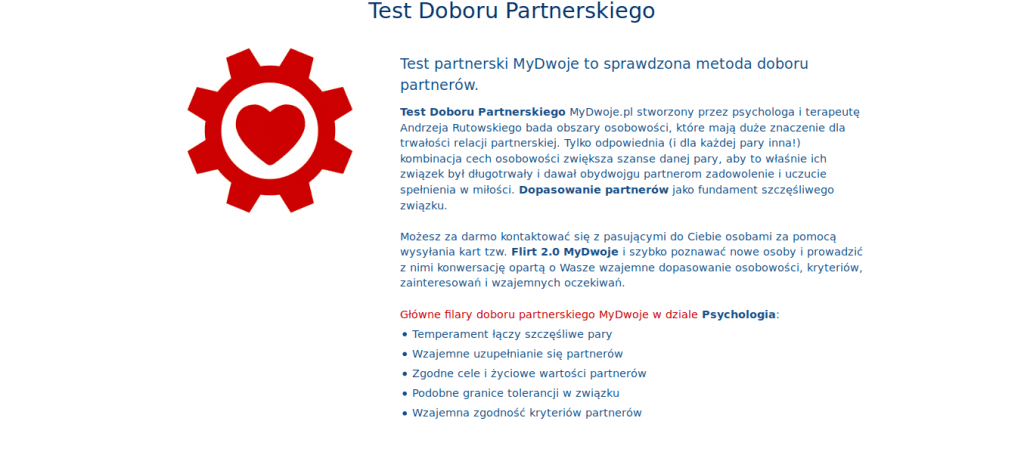 mydwoje test